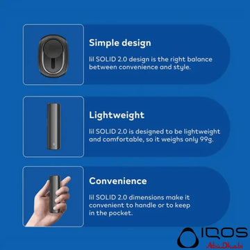IQOS LIL SOLID 2.0 (Stone Gray) Abu Dhabi