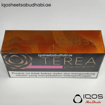 Heets TEREA Dimensions Apricity (Indonesia) For IQOS ILUMA in Abu dhabi, Dubai, Sharjah, Ajman, Fujairah, Alain, RAK, UAE